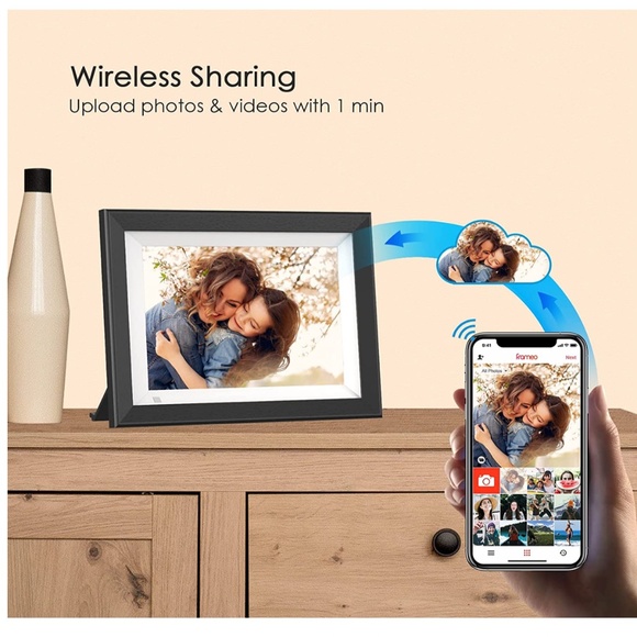 NEW 32GB 10.1 Inch Smart Cloud WiFi Digital Picture Frame - Picture 5 of 9